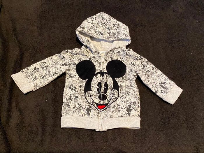 Gilet zippé Mickey 18 mois Disney - photo numéro 2