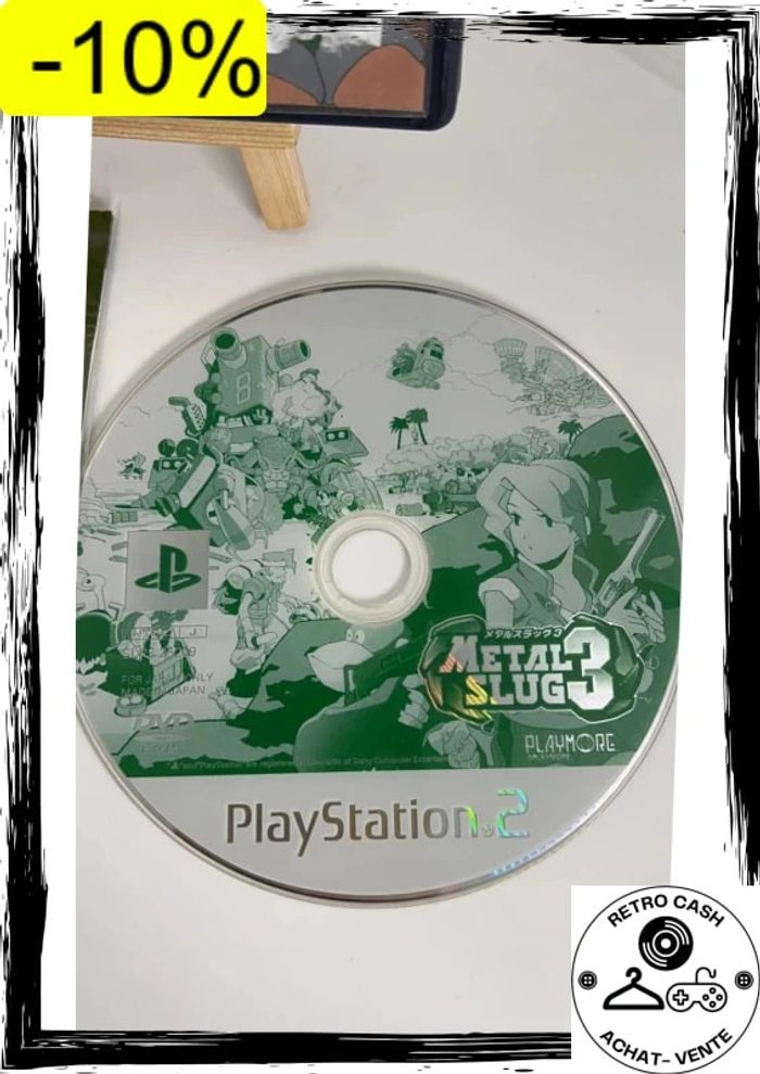 Metal Slug 3 - Sony Playstation 2 PS2 - Complet version jap - photo numéro 3