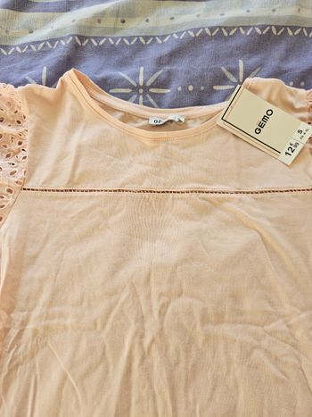 Blouse gémo rose clair