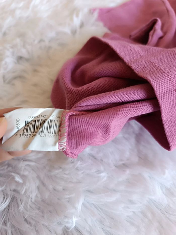 1€ Tee-shirt manches courtes parme / rose T. 5 ans Influx - photo numéro 6