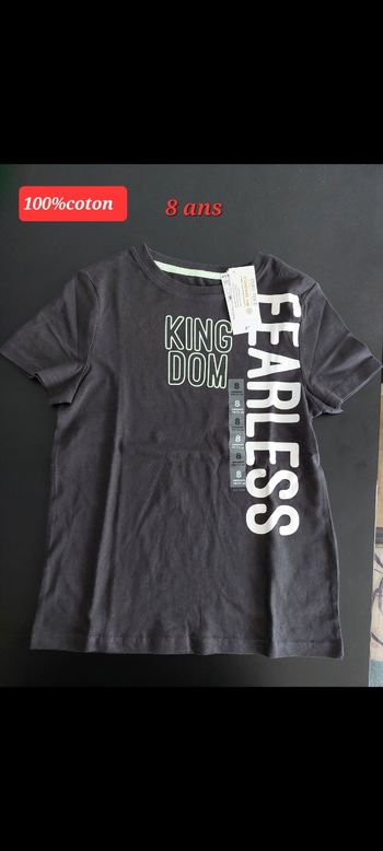 T-shirt King Dom garçon 8ans