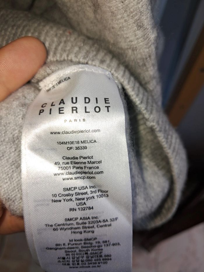 Claudie pierlot pull hiver T.38/40 en tbe - photo numéro 10