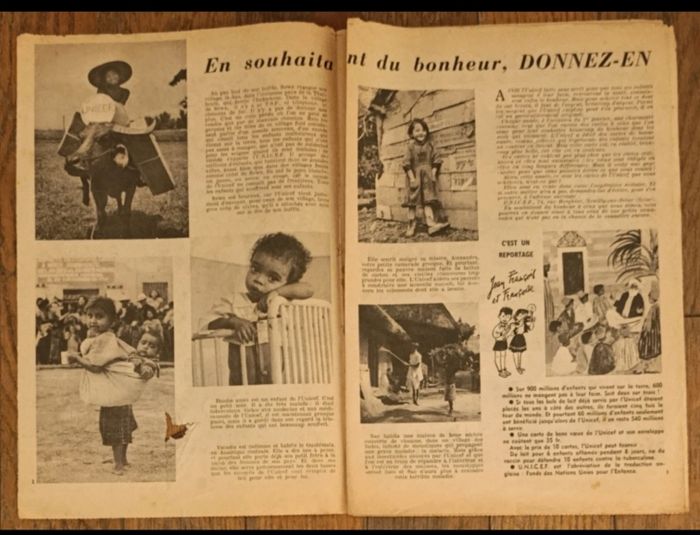 Ancien journal Francs jeux Filles N°205 1954 vintage - photo numéro 2