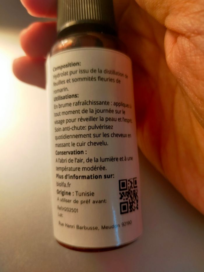Hydrolat Romarin 100% naturel et artisanal - 50mL - photo numéro 2