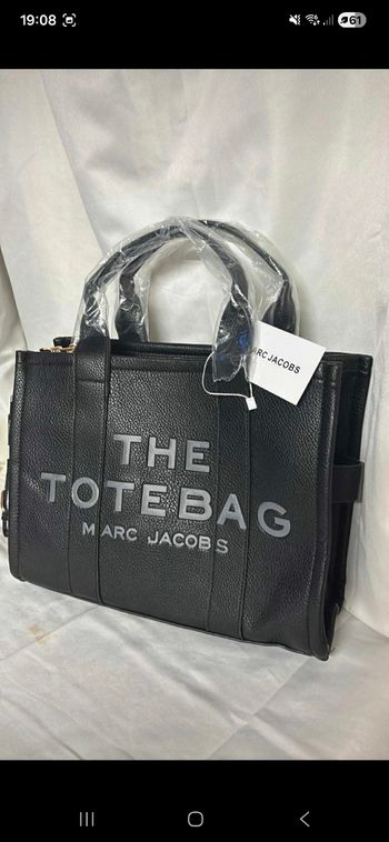 Sac tote bag noir a bandoulière