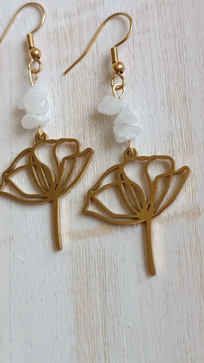 Jolies boucles acier inoxydable et quartz - photo numéro 2