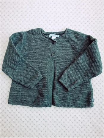 🔸Gilet Gris - Obaïbi 18 Mois 🔸