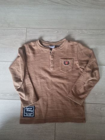T-shirt manches longues 6 ans camel