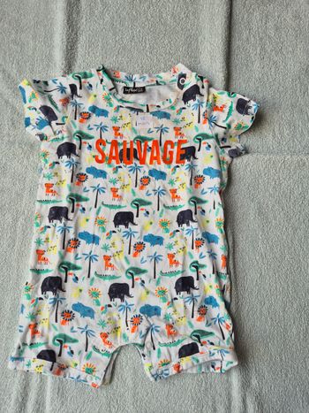 Combishort  bébé