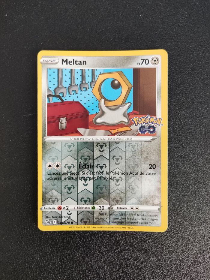 Carte Pokémon Reverse Meltan Pokémon Go