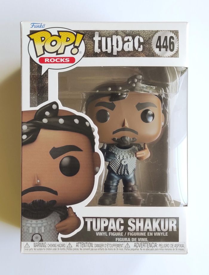 Funko POP Tupac Shakur "California Love" #446 - 2Pac - Rocks - Figurine Vinyle