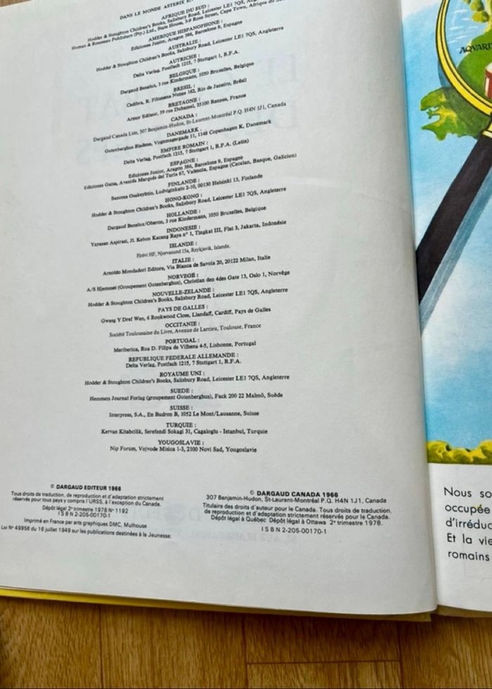 Livre Bande dessinée, Astérix Combat des Chefs, 1966 - photo numéro 3