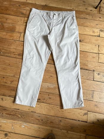 Pantalon chino slim fit beige 44 homme kiabi