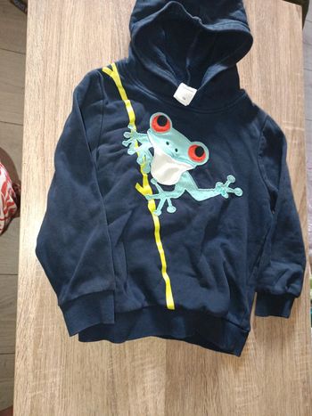 Pull a capuche 116 cm