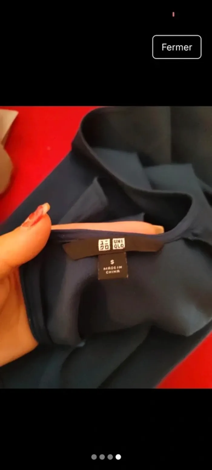 Robe dessus genou taille 36 uniqlo - photo numéro 3