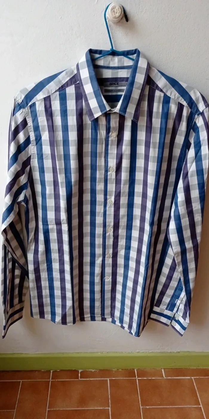 Chemise à carreaux ML Brice taille M