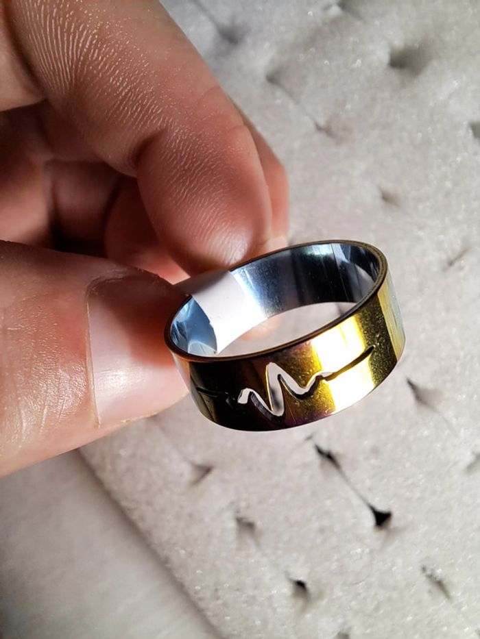 Bague acier inoxydable silhouette - photo numéro 4