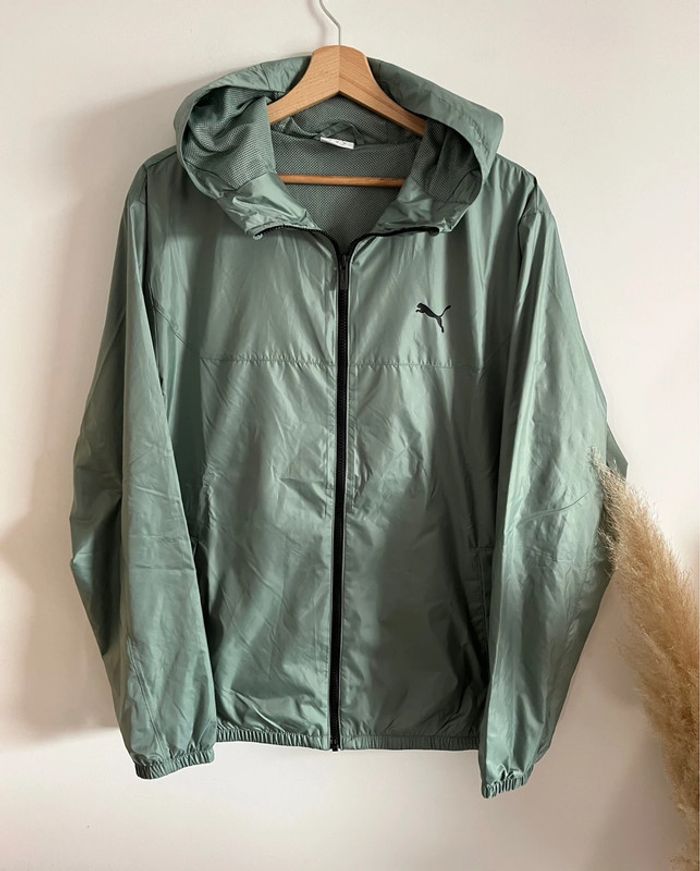 Coupe-vent/K-Way vert d’eau Puma