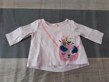 T-shirt fille 3 mois