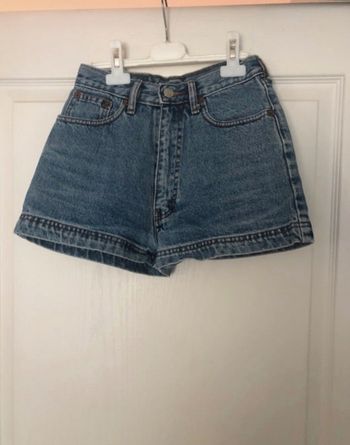 Short en jean taille haute
