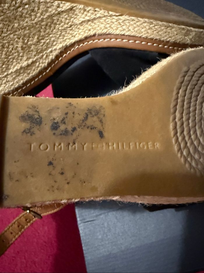 Compensées 38 noir tommy Hilfiger - photo numéro 5