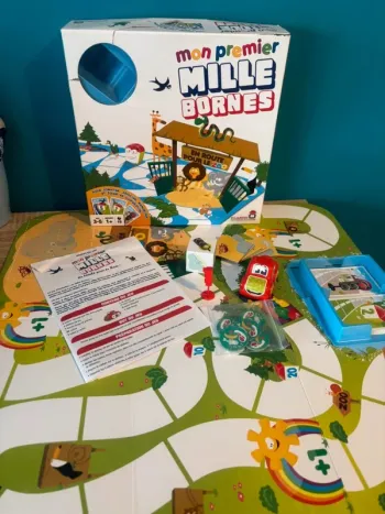 Jeu de société mon premier mille bornes en route pour le zoo