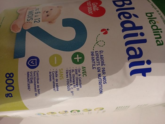 Lait infantile blédilait 2eme age - photo numéro 3