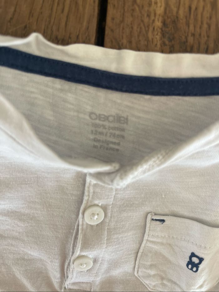 Lot t-shirt manches longues taille 9-12 mois - photo numéro 5