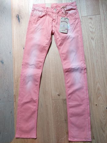 Jean slim effet blanchi