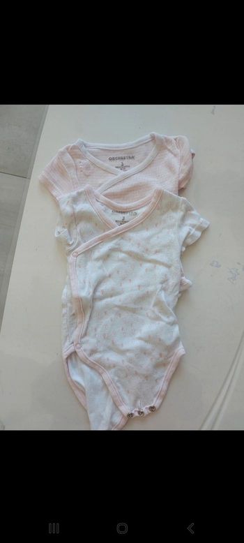 Lot de 2 bodies Orchestra - 3 mois