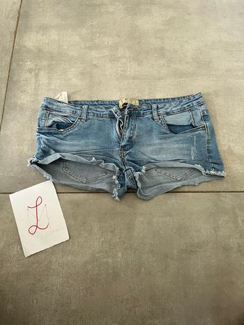 Short en jeans