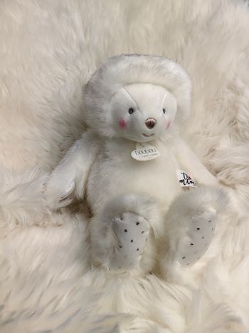 Doudou Ours Blanc Trop Mimi Doudou et Compagnie DC3556