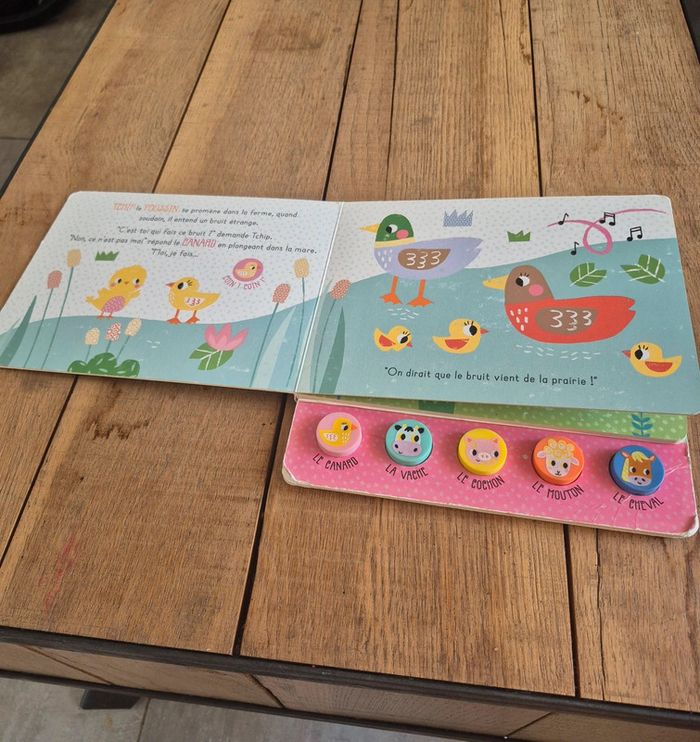 Livre sonore C’est quoi ce bruit ? La ferme / Mon Suishy Sonore / 1,2,3 Soleil 📚🎵 - photo numéro 6
