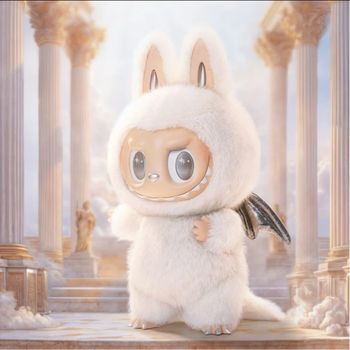 Labubu The Monsters Angel In Clouds