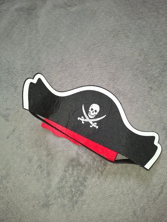 Chapeau de pirate feutrine