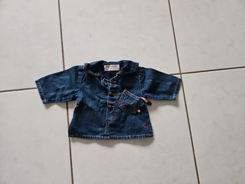 Vareuse en.jean bébé 3 mois V2