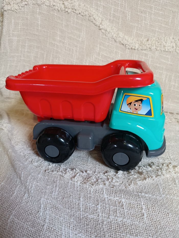 Camion benne enfant – Jouet coloré - photo numéro 4