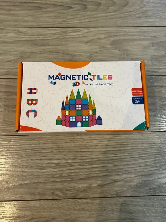 🧩 Magnetic Tiles – Jeu de construction magnétique