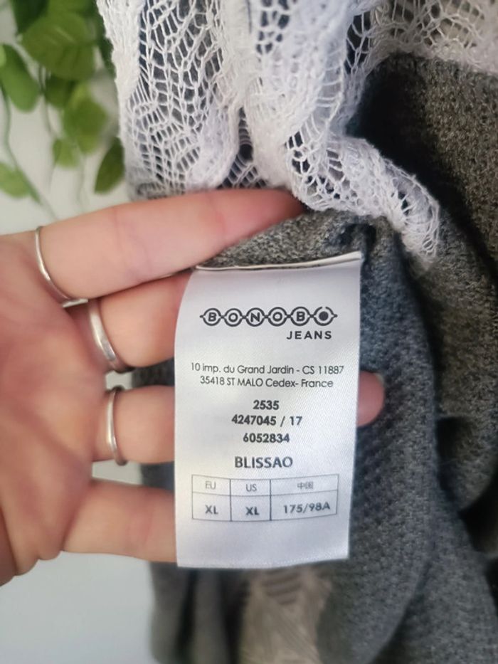 🌸 Joli pull Ample Bonobo taille XL - photo numéro 4