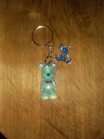 Porte clé oursins résine epoxy