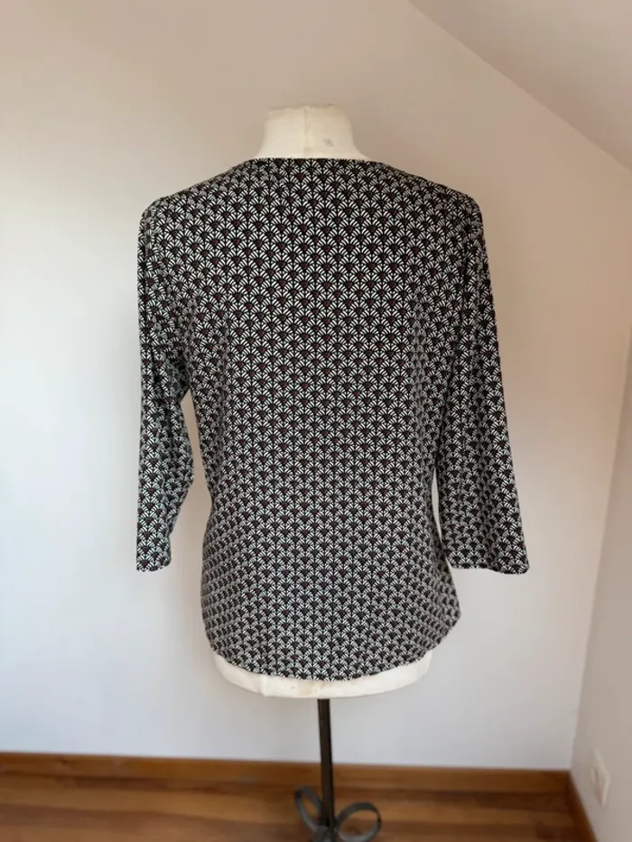 Superbe blouse fluide neuve Rue des Abesses 🌸 T 2 38 40 - photo numéro 6