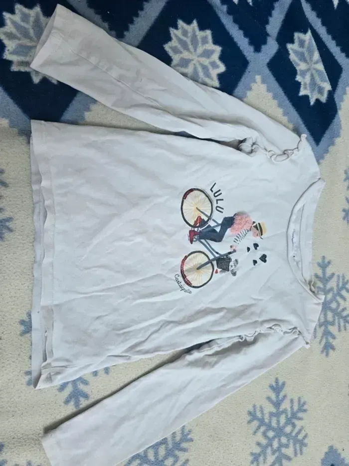 t-shirt manche longue lulu castagnette - photo numéro 4