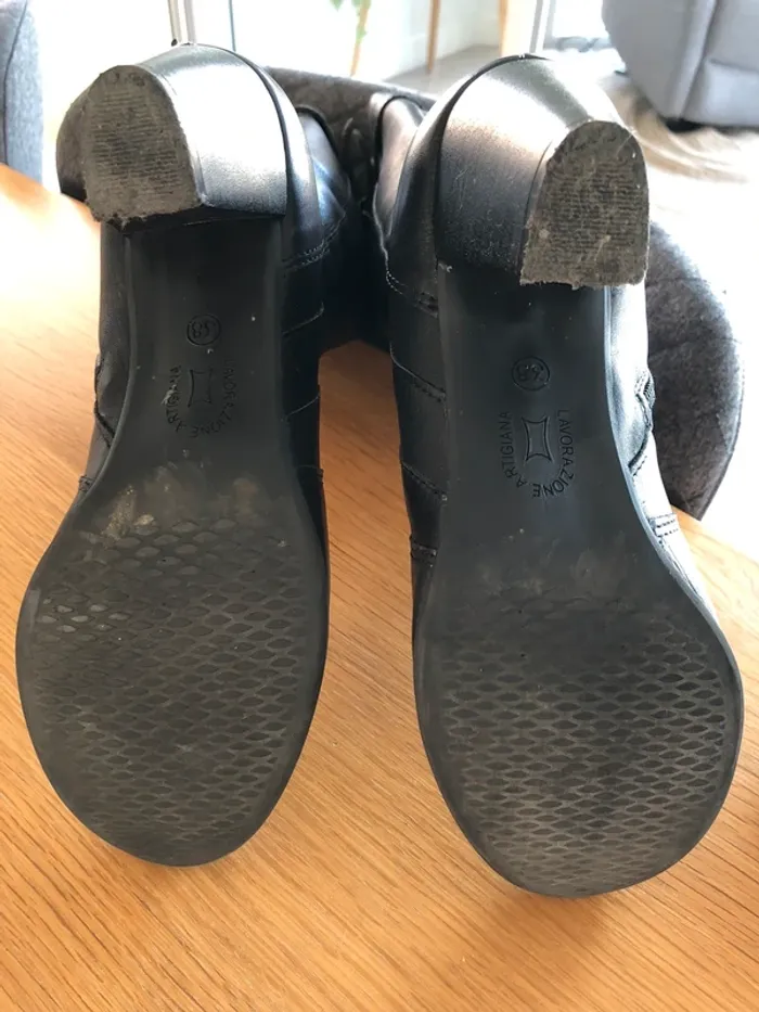 Bottes cuir femme - photo numéro 4