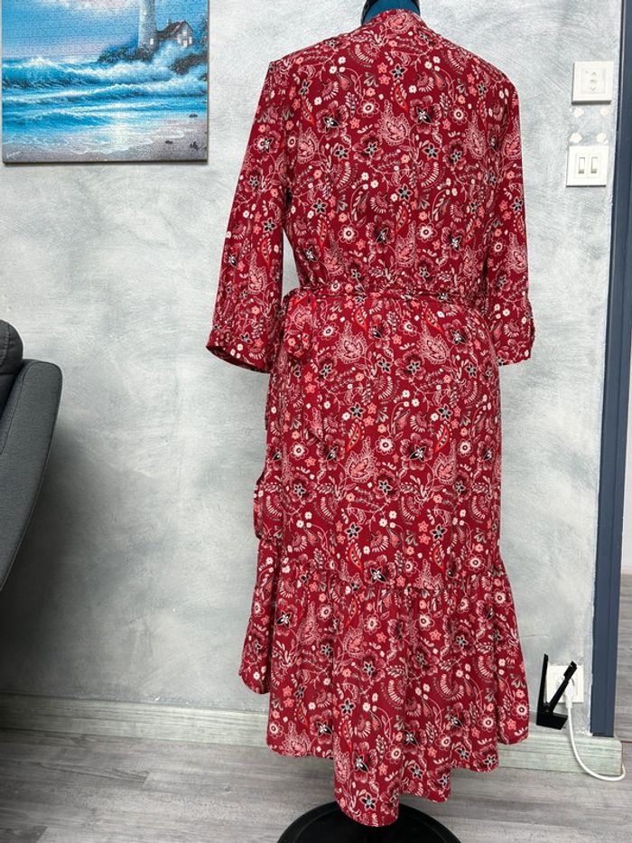 Robe portefeuille mi-longue - photo numéro 2