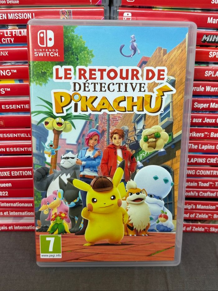 Jeu switch le retour de détective pikachu