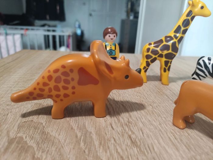 Animaux de zoo et dinosaure Playmobil 123 - photo numéro 3