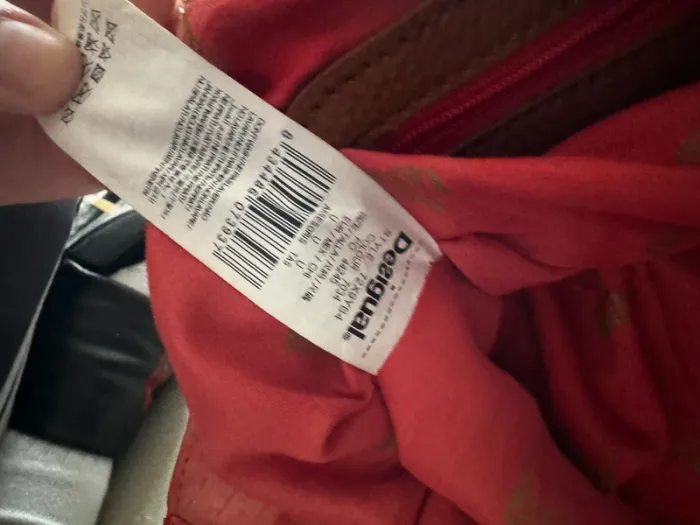 Sac à main et bandoulière rose Desigual, très bon état, 35x30cm - photo numéro 8