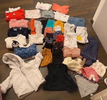 Gros lot de vêtements 6/9/12mois