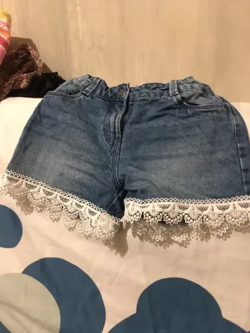 Short Jean’s dentelle