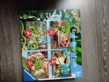 Coffret de  4 puzzles gigantosaurus